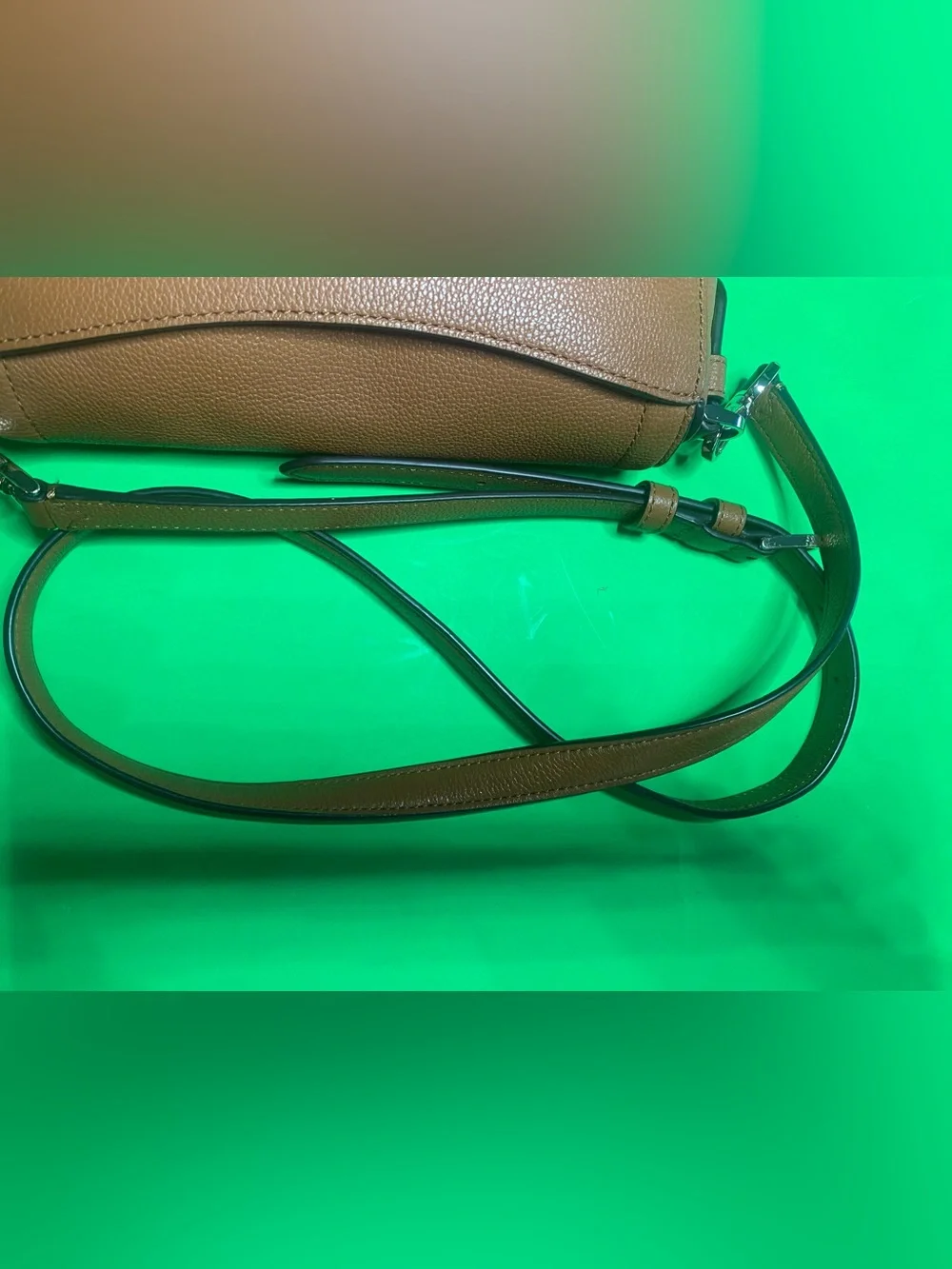 Kate Spade Blake Braun Pebble Brown Saddle Crossbody - Picture 8 of 16